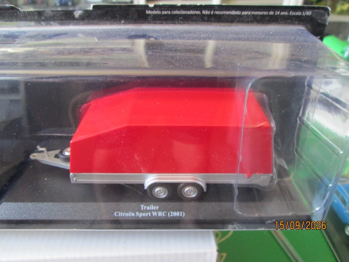 CITROEN JUMPER 2.8 HDI .CITROEN SPORT WRC 2001 + SA REMORQUE .1/43 HACHETTE