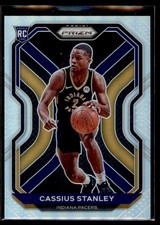 Cassius Stanley 2020-21 Panini Prizm Silver RC Rookie Parallel #285 Indiana