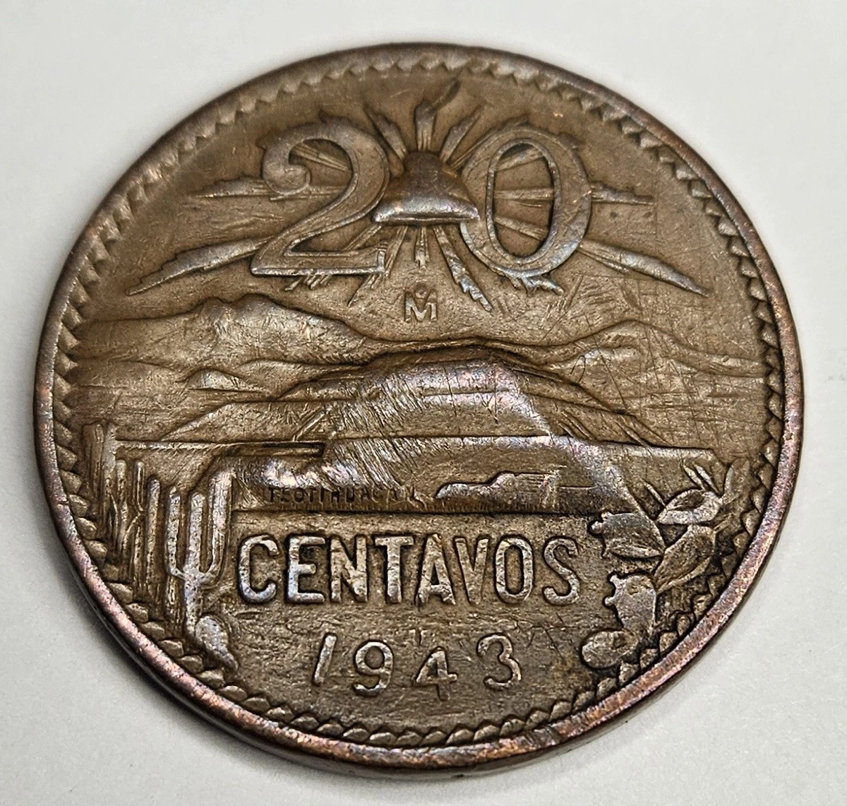 Circulated 20 Centavos 1943 Year Mexican Coins (1905-Now) for sale