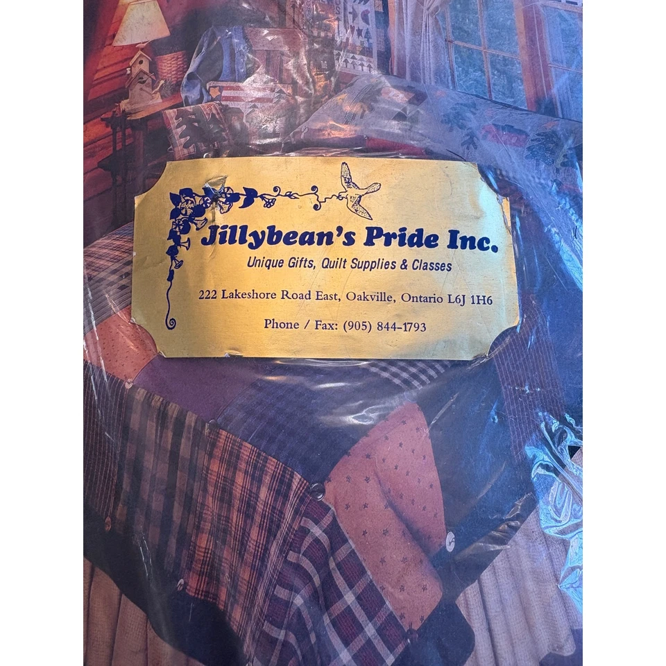 Libro de edredón de retazos vintage 1995 con kit de cuadrados de tela PRECORTADOS $115  Foto 2 de 4