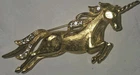 Vintage Trifari Rhinestone Unicorn Brooch Costume Jewelry
