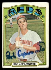 1972 Topps Baseball #659 Bob Aspromonte Signed Autograph (no COA)