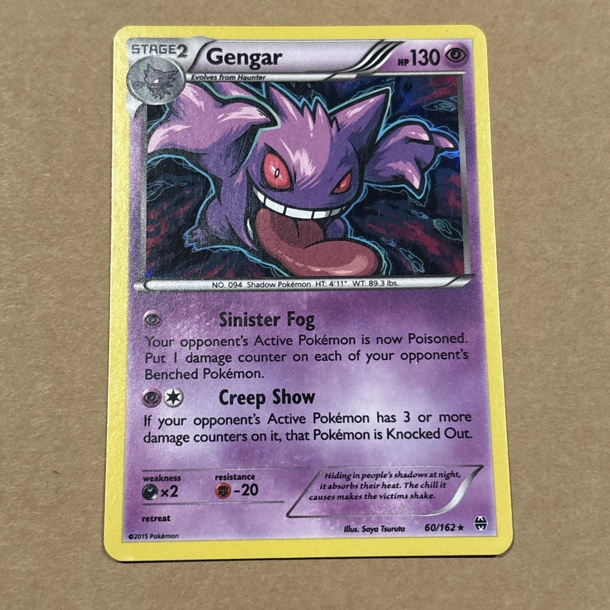 25+ Gengar Pokémon TCG Breakthrough Collectible Individual Card