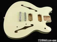 Fender Squier Affinity Starcaster Deluxe BODY & HARDWARE Semi-Hollow Bound White