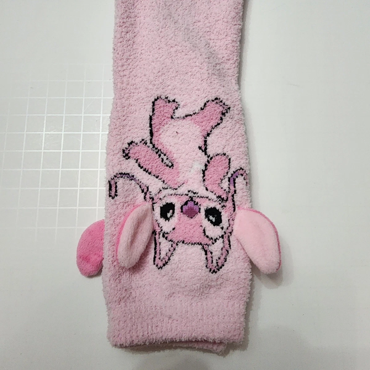 Primark Stitch Rosa Ángel Acogedores Calcetines Orejas Suave Cálido Disney EE. UU. 6-10