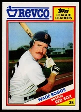 1988 Topps Revco League Leaders Wade Boggs #16 Boston Red Sox
