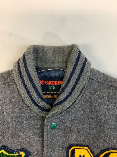 VTG 80s USA McGREGOR WOOL VARSITY JACKET BASEBALL FOOTBALL ROCKABILLY M 40 - Picture 6 of 7