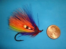 FLY FISHING FLIES - Classic SPAWNING FLAME STEELHEAD Fly size #4 (6 pcs.)