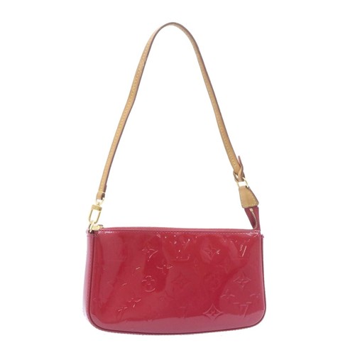 LOUIS VUITTON Monogram Vernis Pochette Accessoires Pouch Pink M91574 Auth  ai196 | eBay