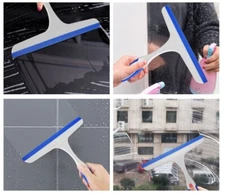 Scrub Buddie 10” Glass Window Wiper Cleaner Squeegee Shower Bathroom Mirror Car