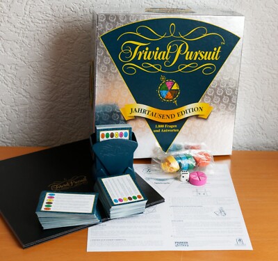 Parker Trivial Pursuit Jahrtausend Edition Brettspiel Gesellschaftsspiel