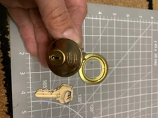 ORIGINAL CORBIN RUSSWIN RIM CYLINDER WITH 2 KEYS 