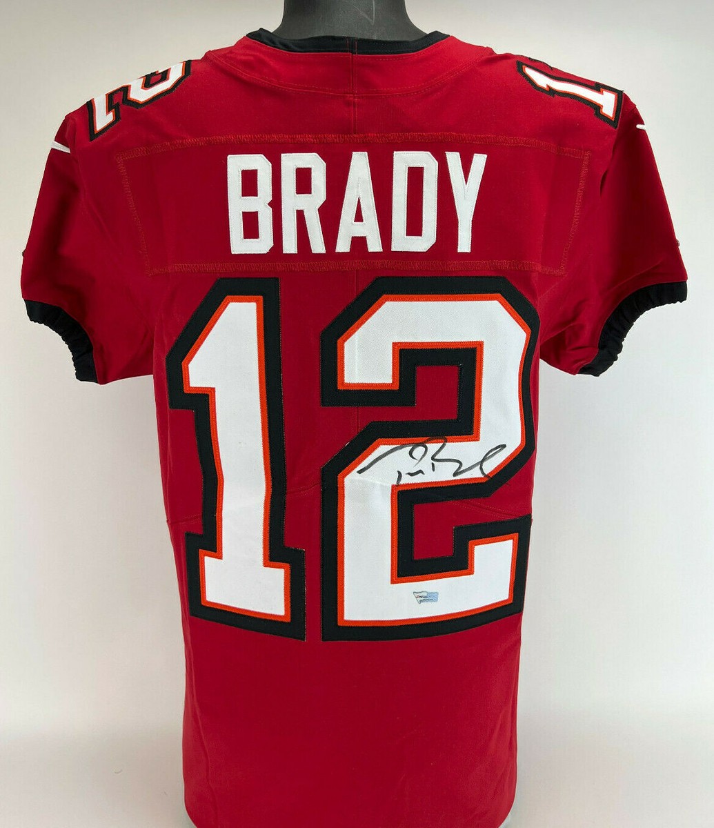 Tom Brady Signed Autographed Buccaneers Nike Elite On Field Jersey