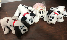 Vintage Lot of 4 Tonka Mini Pound Puppies Plush Dogs 13