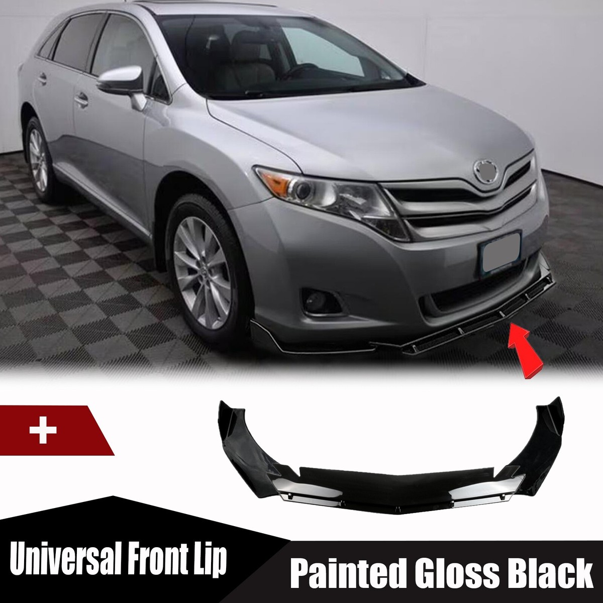 Universal Lip For 2009-2015 Toyota Venza Front Adjustable Lip