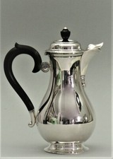 Jezler Schweiz Mokka Schokoladen Kanne 1 von 2 ! Kaffeekanne 800er Silber (109)