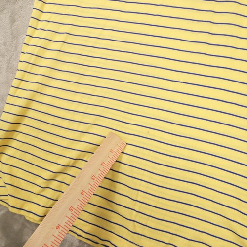 Masters Collection 60's Two-Ply Mercerized Yellow Striped Polo Men's Size XL - Picture 6 of 7