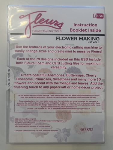 FLEURS USB - " Flower Making " Vol 2 - New And Sealed Booklet Inside 467892 - Picture 2 of 2