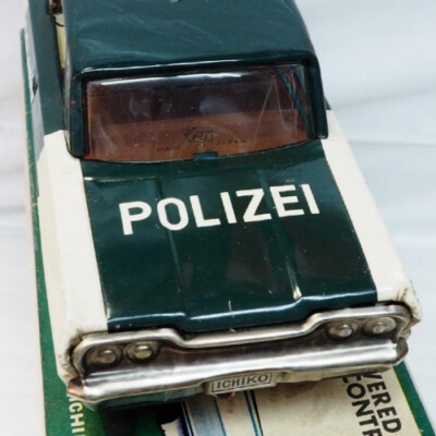 Ichiko POLIZEI police car white green small remote control missing