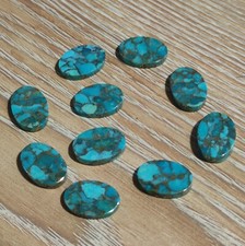 Oval Arizona Blue copper turquoise Loose Cabochon Artisan Gemstone Natural
