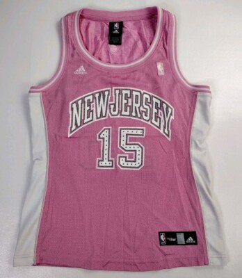 Vince Carter #15 New Jersey Nets Adidas NBA4Her Pink Jersey Women's  Size Small