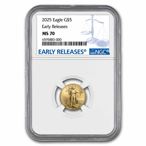 2025 1/10 oz American Gold Eagle MS-70 NGC (Early Releases)