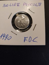 MONETE  50 LIRE (piccole) Italia 1990 Repubblica Italiana FDC