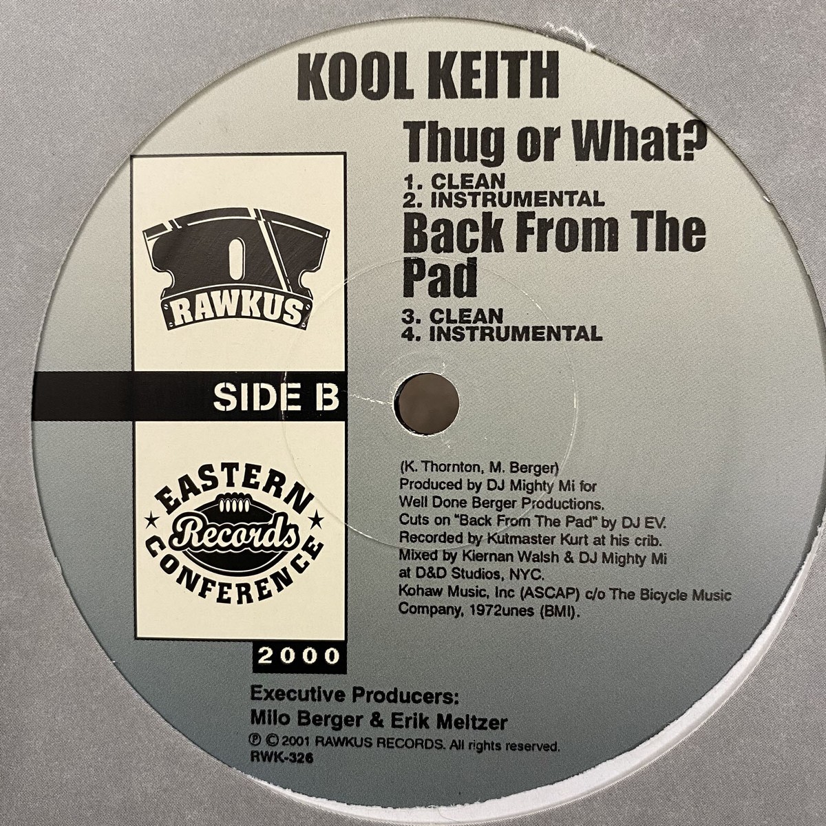 KOOL KEITH - STANK MCs / THUG OR WHAT? (12