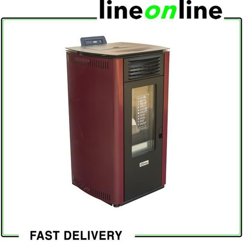 Estufa de pellets Qlima Fiorina 74 S-LINE Red Slim 8.24 kW - Imagen 5 de 11