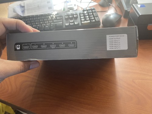 5 ports HDMI switch high definition Multimedia Interface UHD 4K X 2K 3D. - Picture 9 of 12