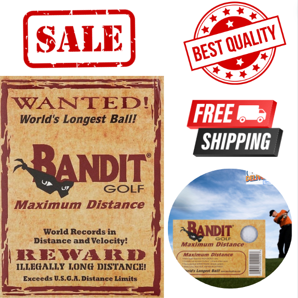 Bandit Maximum Distance 12 Golf Balls Ultimate Balance of Performance