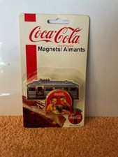 VINTAGE BRAND NEW COCA COLA DINNER CAR Refrigerator Magnet BX 7