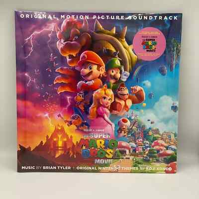 The Super Mario Bros. Movie Vinyl 2LP - Pink and Yellow Exclusive