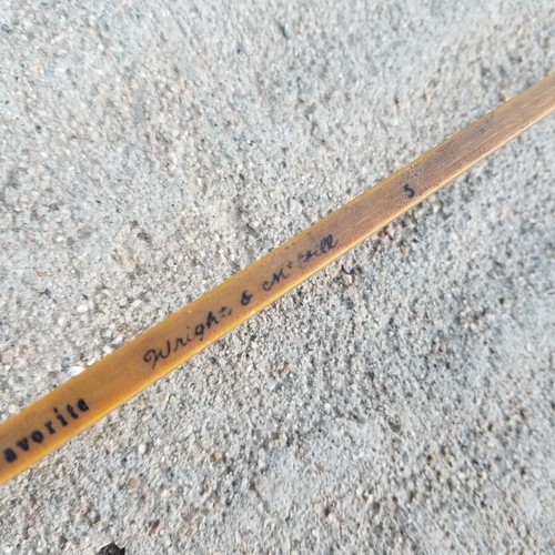 Vintage Favorite Wright & McGill Square Fiberglass Shaft Casting Fish Rod Only - Picture 11 of 14