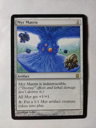 MAGIC MTG - VO Matrice à myrs / Myr Matrix , Sombracier | eBay