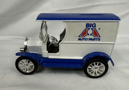 ERTL Big A Auto Parts 1912 Delivery Locking Car Bank #7 Die Cast Metal 1/25 1993 - Picture 8 of 17