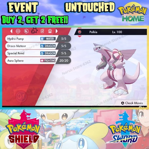 Palkia Shiny Event🔥GameStop Distribution 2013🔥Pokémon Sword and Shield - Picture 2 of 5