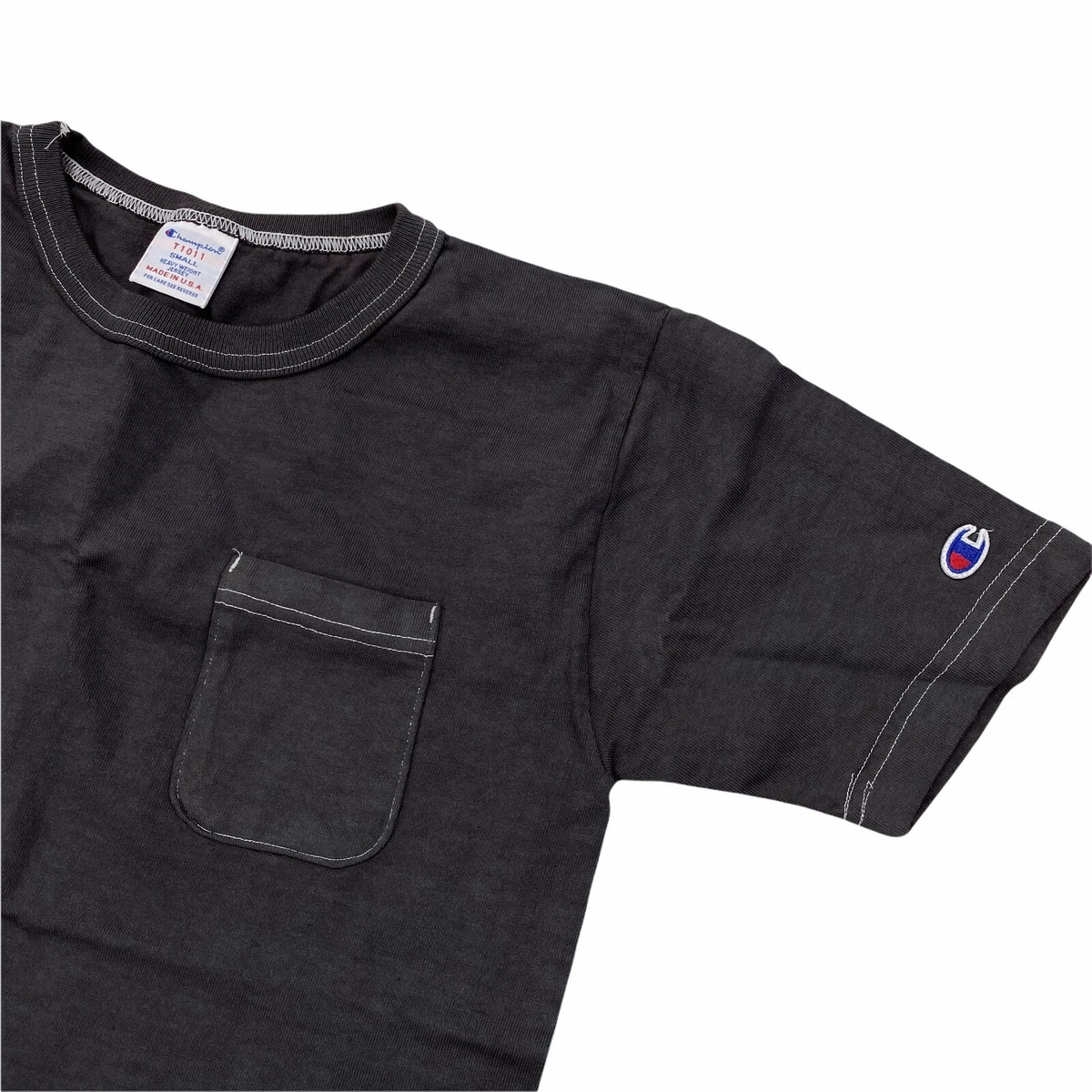Champion T1011 Heavyweight Jersey T-Shirt Size S MADE IN USA Short Sleeve
