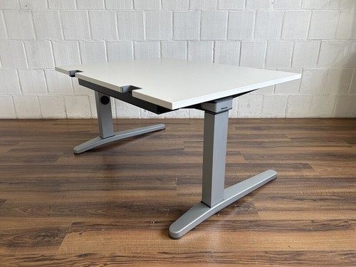 Steelcase Activa Schreibtisch 120x90cm weiß grau Homeoffice - Bild 6 von 11