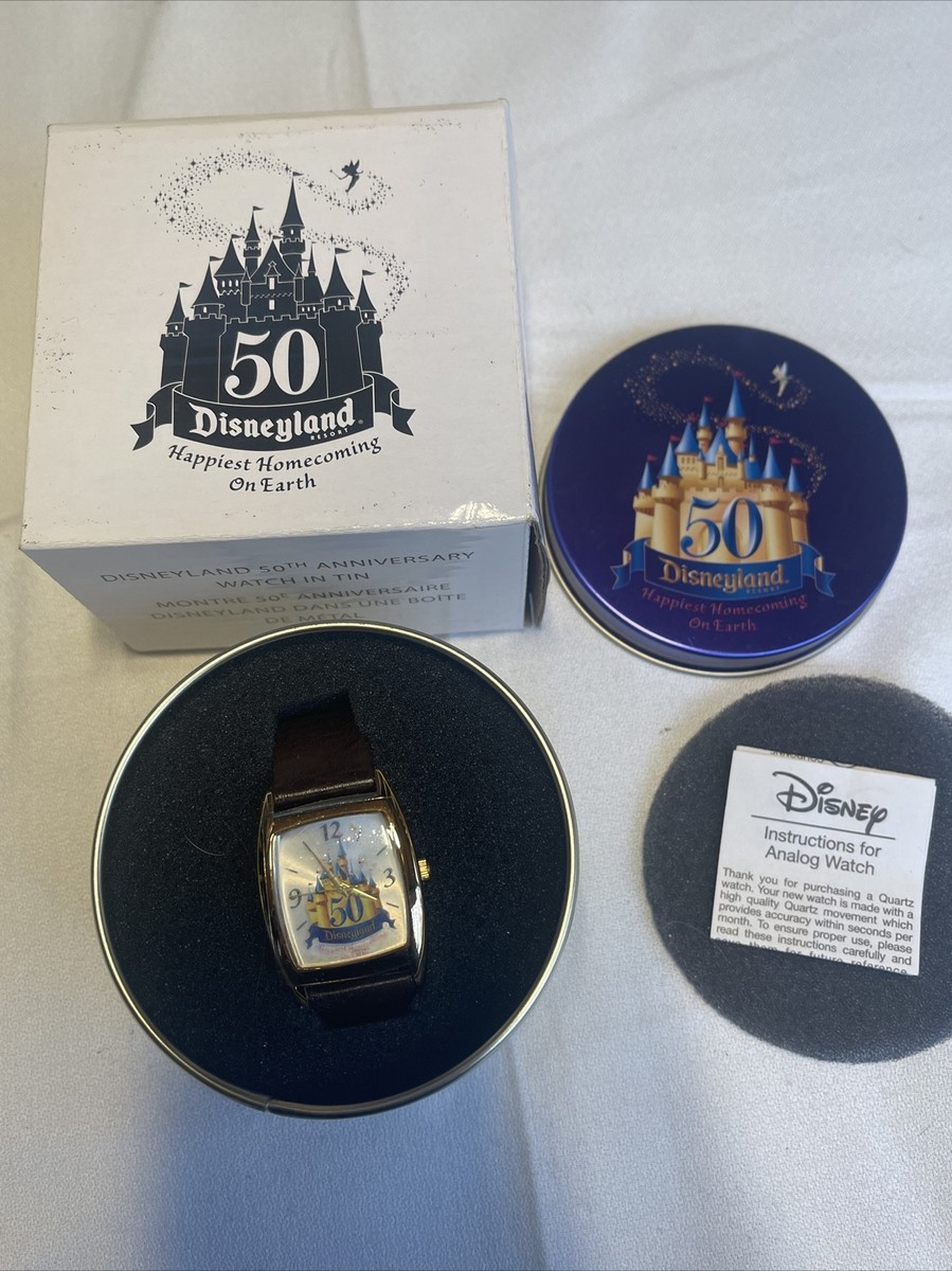 Disneyland 50th Anniversary Watch in Tin w/ Box - Never Used  display picture 2