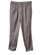 St John's Bay Pants Men's 32x32 Pleated Chino Pants Cuffed Pockets Belt Loops