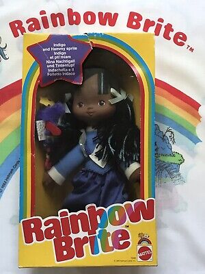 MATTEL 1983 RAINBOW BRITE INDIGO DOLL & HAMMY SPRITE MISB MATTEL 1983 RAINBOW BRITE INDIGO DOLL & HAMMY SPRITE MISB