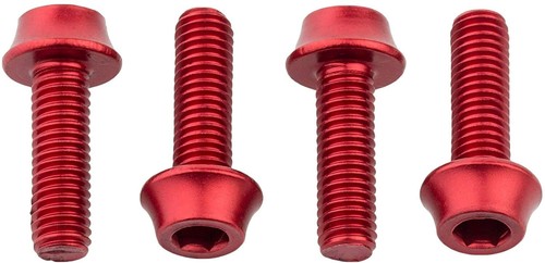 OMNI Racer WORLDS LIGHTEST Alloy Bottle Cage Bolts Set: 4-M5x15mm, 1.2g each!! - Picture 6 of 35