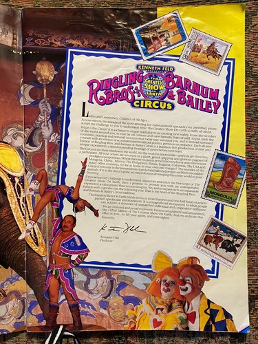 Ringling Bros And Barnum & Bailey Circus 1993 programa y revista con póster - Imagen 6 de 10