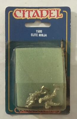 Citadel Miniatures Collector Series Elite Ninja - 1508 - NIB Metal, OOP Blister
