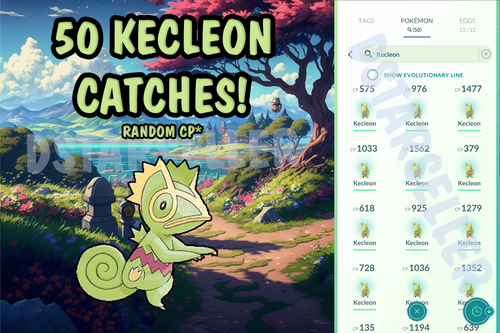 ¡Paquetes Wild Kecleon para Pokémon GO 5, 20, 50, 100 o 150 disponibles! - Imagen 4 de 6
