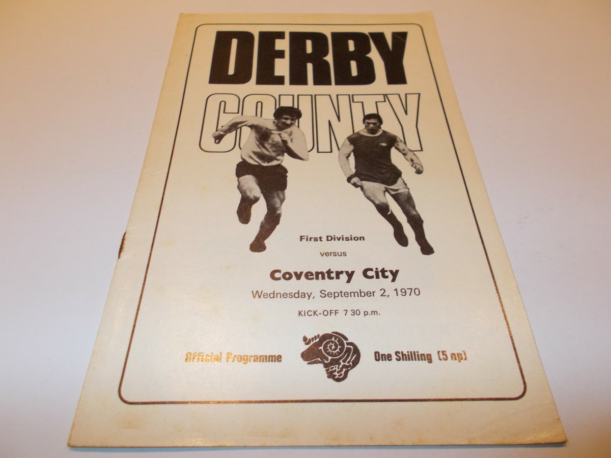 Derby v Coventry 70/71 | eBay UK