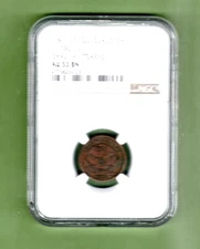 BEAUTIFUL CLEVELAND, OH, CHAS W. STEARNS TOKEN, 1861-65, NGC GRADED AU 53 BN