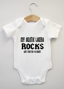 i love my auntie baby grow