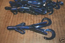 6" Big Hog Brush Hog Style Hematoma 50 count bag Bulk bass plastic worm